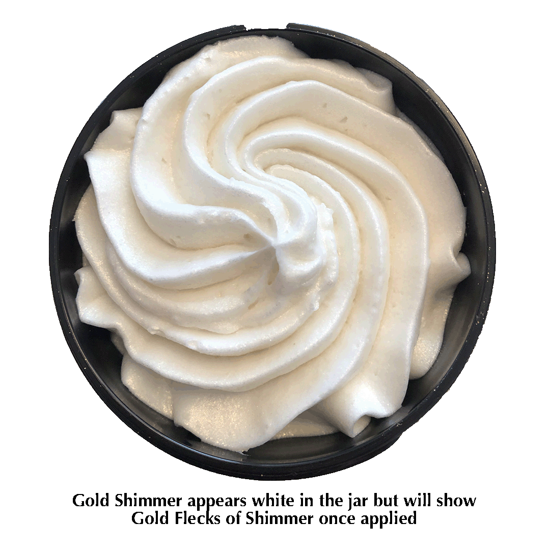 Organic Shimmering Whipped Body Butter White Thalassa