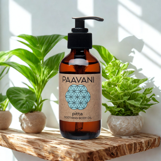 Pitta Body Oil -Butterfly Glow Oils Sky Blue Pontus