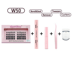 Set Of Thick Curly False Eyelashes