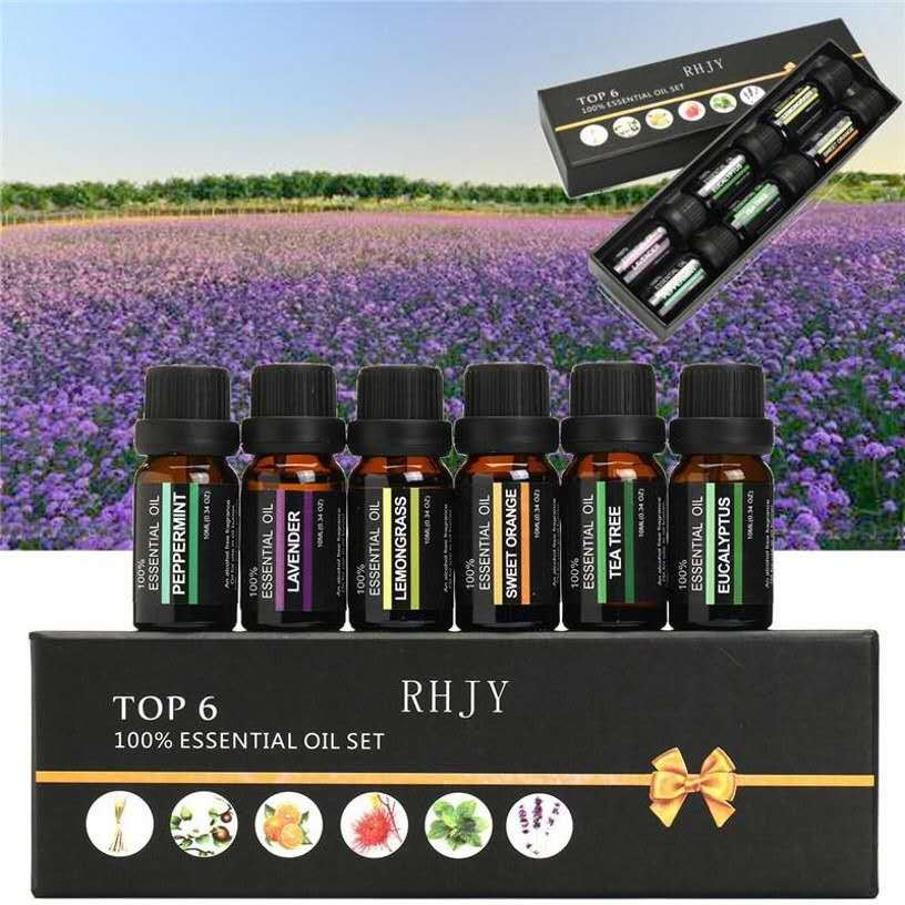 Essential oil massage aromatherapy