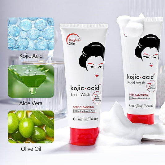 Brightening And Hydrating Skin Care Kojic Kojic Facial Cleanser