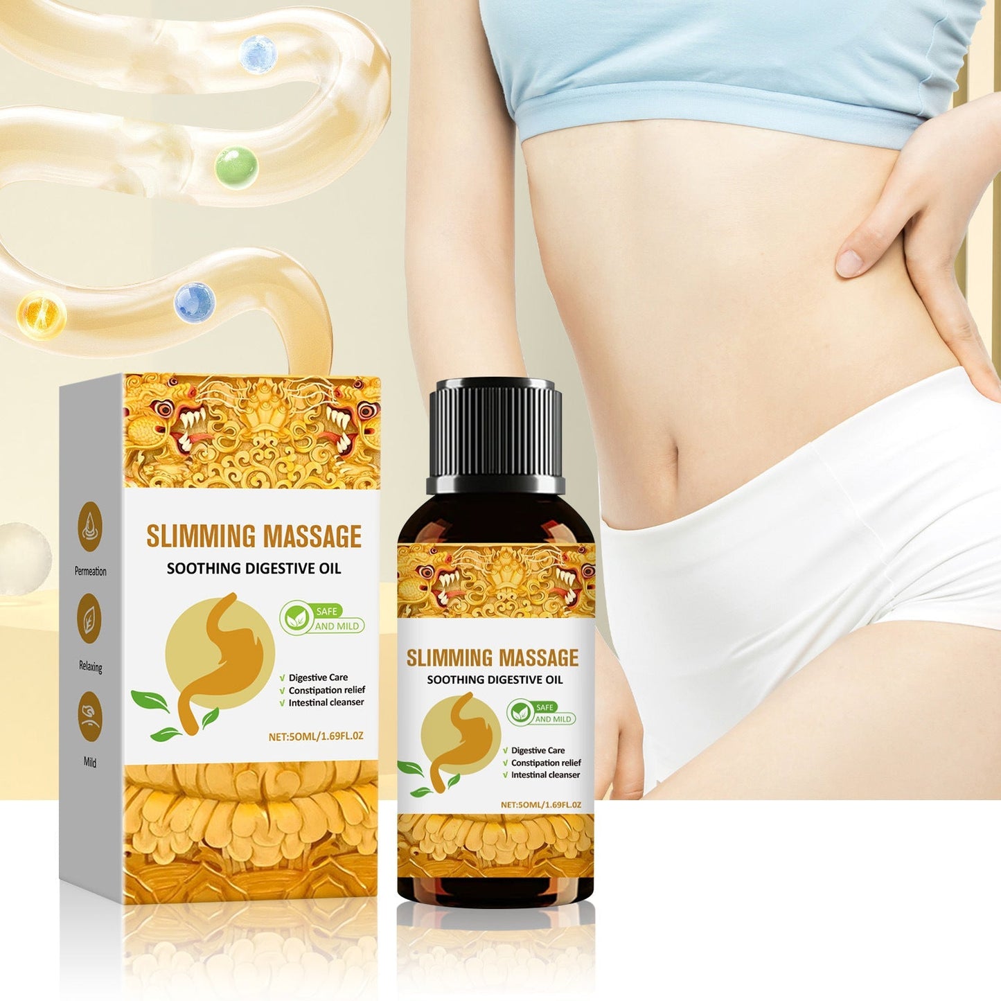 Body Slimming Oil for Relaxation and Comfort Harlequin Iolaus
