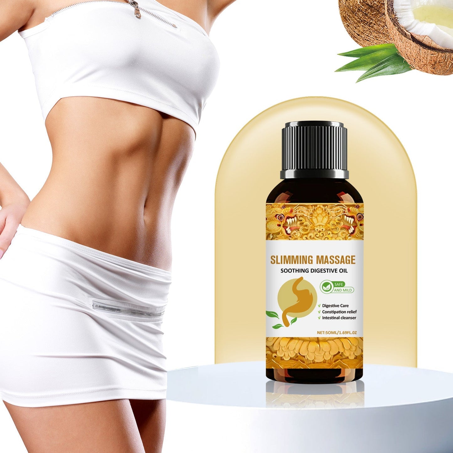 Body Slimming Oil for Relaxation and Comfort Harlequin Iolaus