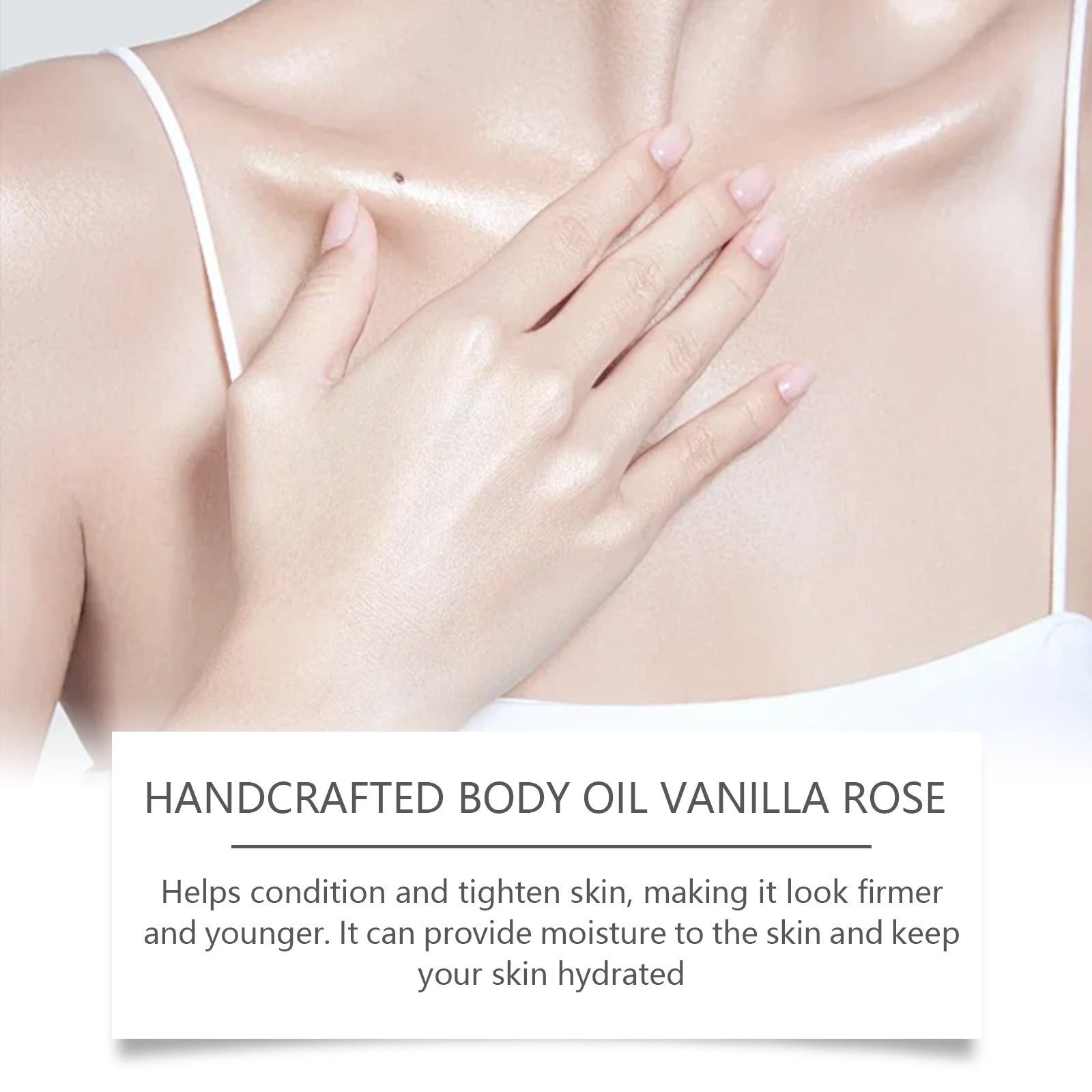 Crafted Vanilla Blossom Body Oil Hydrating Skin Harlequin Iolaus