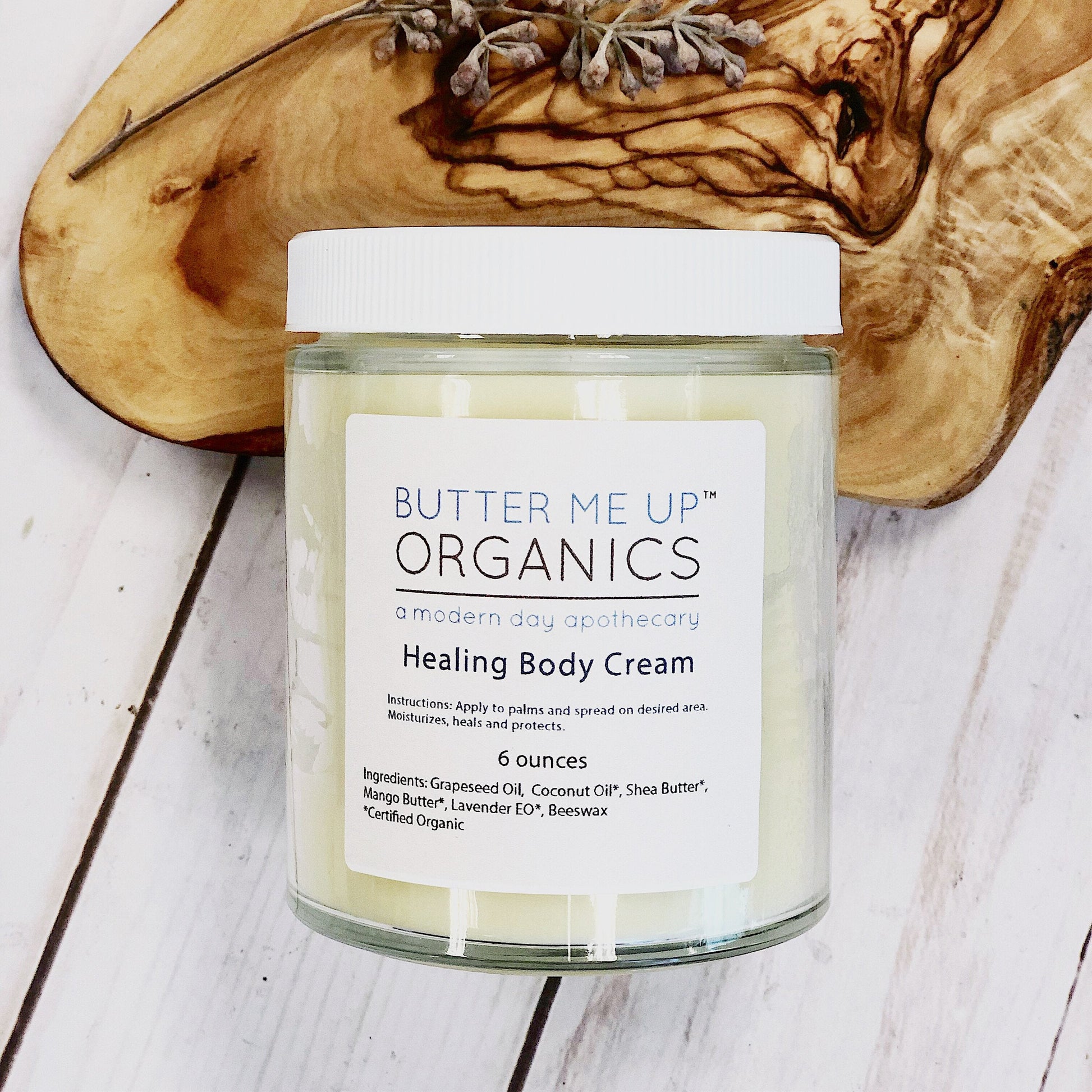 Organic Healing body lotion White Smokey