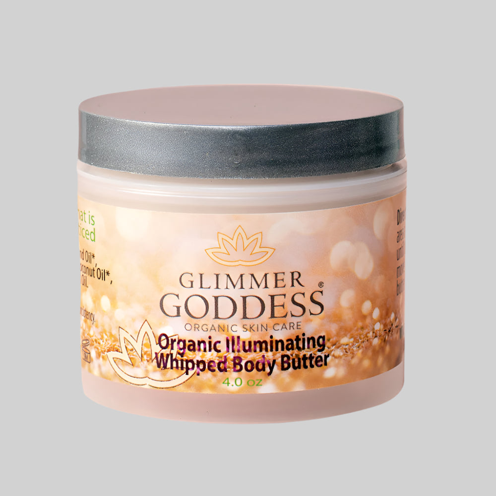 Organic Shimmering Whipped Body Butter White Thalassa