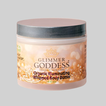 Organic Shimmering Whipped Body Butter White Thalassa