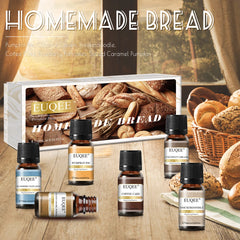 EUQEE 6PCS Fragrance Oils Set-10ML Pumpkin Pie, Coconut Cream, Snickerdoodle, Coffee Cake, Blueberry Pancakes, Caramel Pumpkin