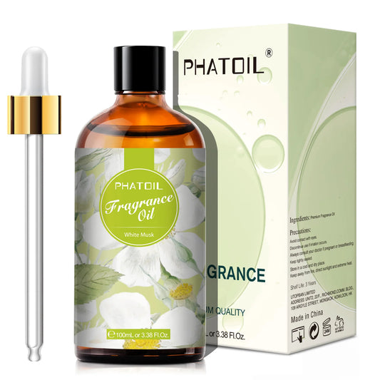 PHATOIL 100ml  Magnolia Fragrance Essential Oil White Musk Fresh Linen Honeysuckle Peach for Aroma Candle Soap Lip Balm Making