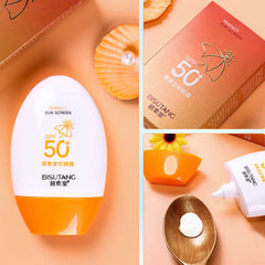 Whitening Sunscreen SPF 50+ Moisturizing Isolation Anti-UV Facial Body Care Prevents Skin Damage Protective Cream TSLM1