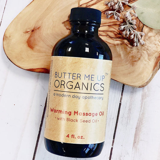 Organic Warming Massage Oil White Smokey