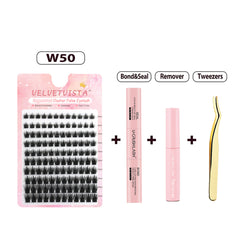 Set Of Thick Curly False Eyelashes