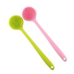 Double Sided Back Rubbing Brush Multifunctional Silicone Bath Brush