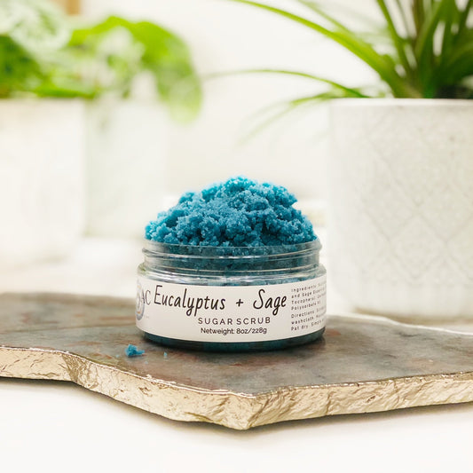 Eucalyptus + Sage Sugar Scrub Orchid Hyperion