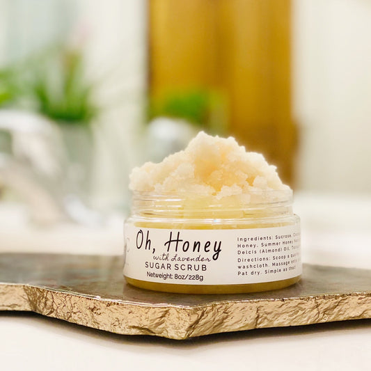 Honey with Lavender Sugar Scrub Orchid Hyperion