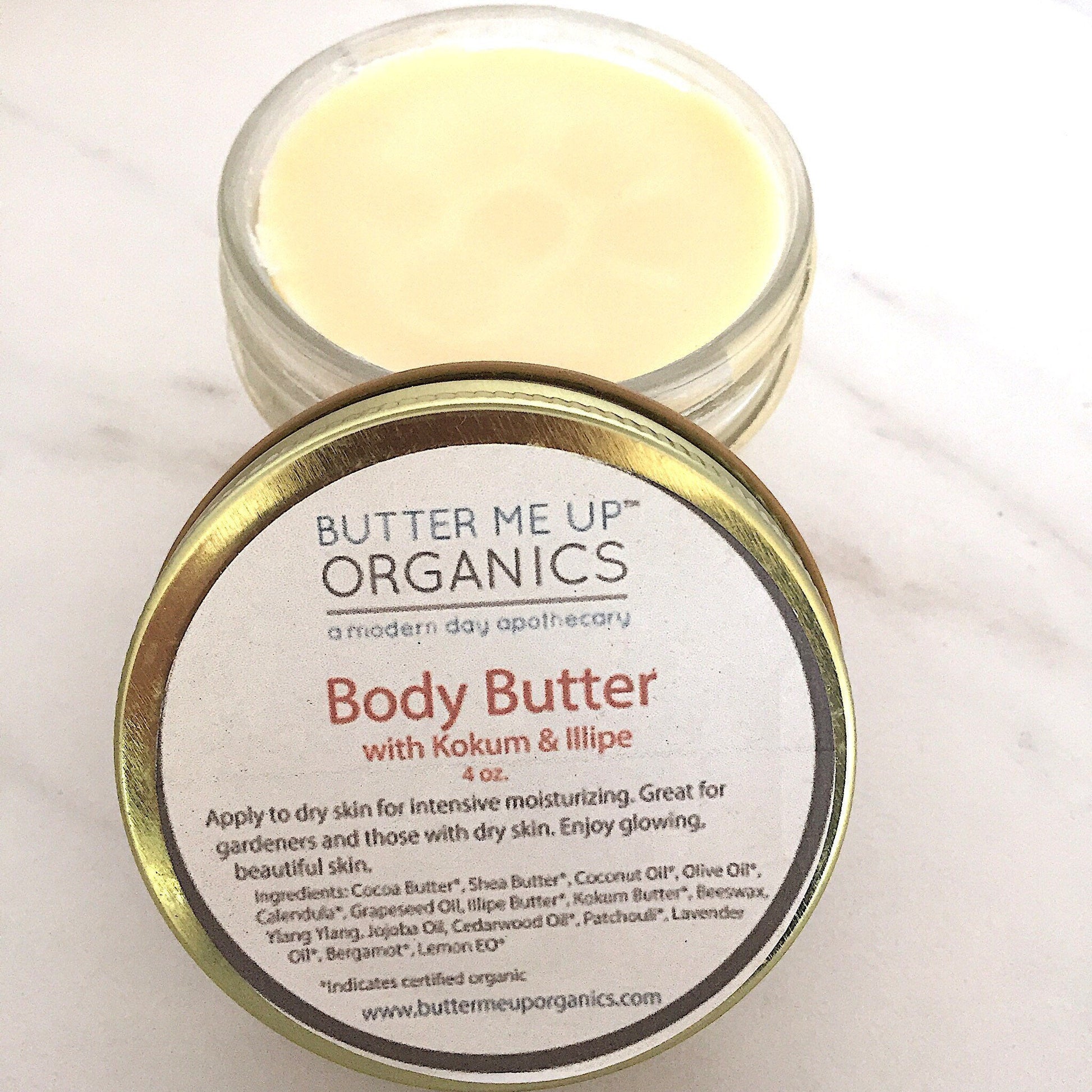 Organic Body Butter / Gardener's Hands / Gardner's Therapy / Elbow White Smokey